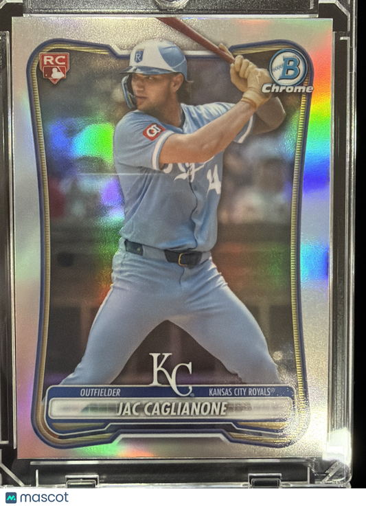 2025 Topps Bowman Chrome Jac Caglianone #75 Refractor RC