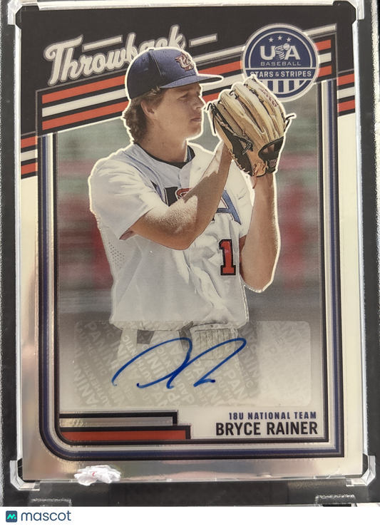 2026 Panini Baseball Stars & Stripes Throwback Prizm Bryce Rainer #TS-BR /199