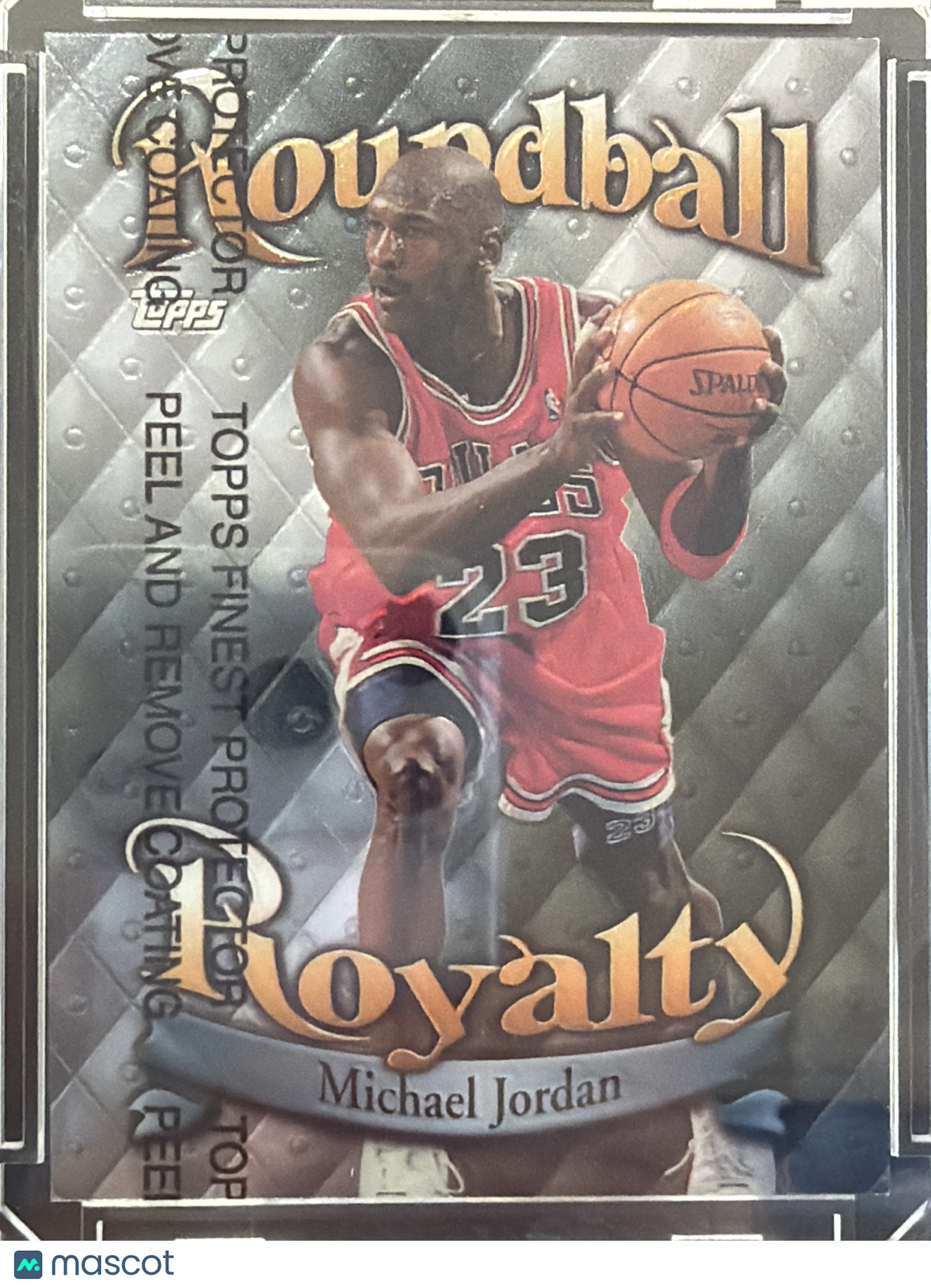 1998 Topps Finest Roundball Royalty Michael Jordan #R1 Topps Finest Protector