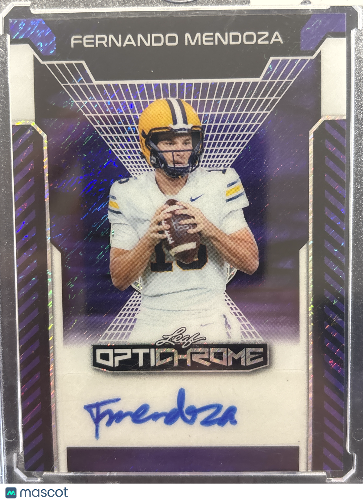 2025 Leaf Optichrome Fernando Mendoza #BA-FM1 Purple Laser /5