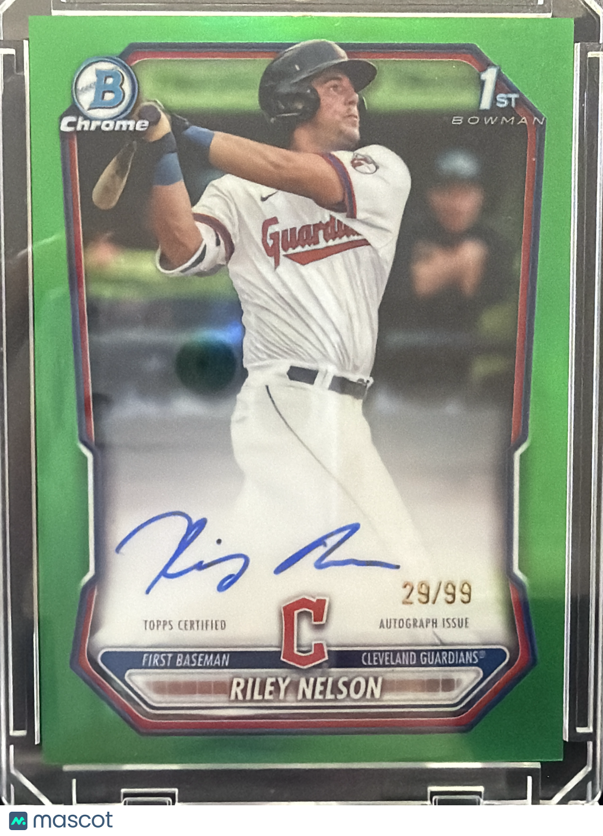 2026 Bowman Riley Nelson #CPA-RN Green Refractor /99