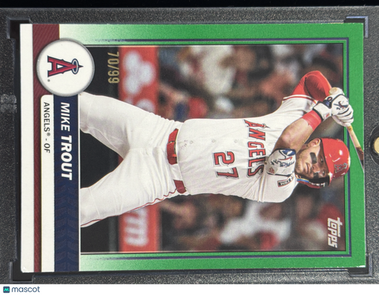 2026 Topps Mike Trout #1 Green /99