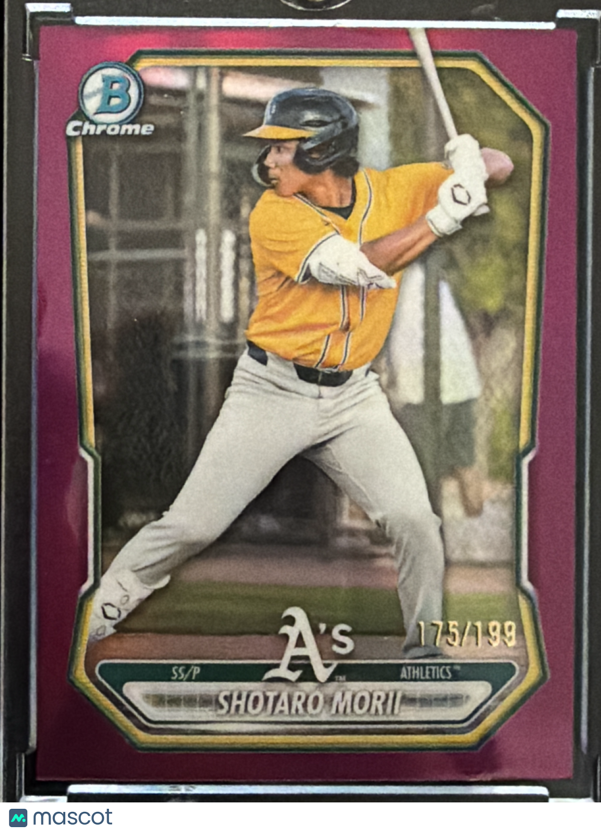 2026 Bowman Chrome Shotaro Morii #BCP-48 Fuchsia Refractor /199