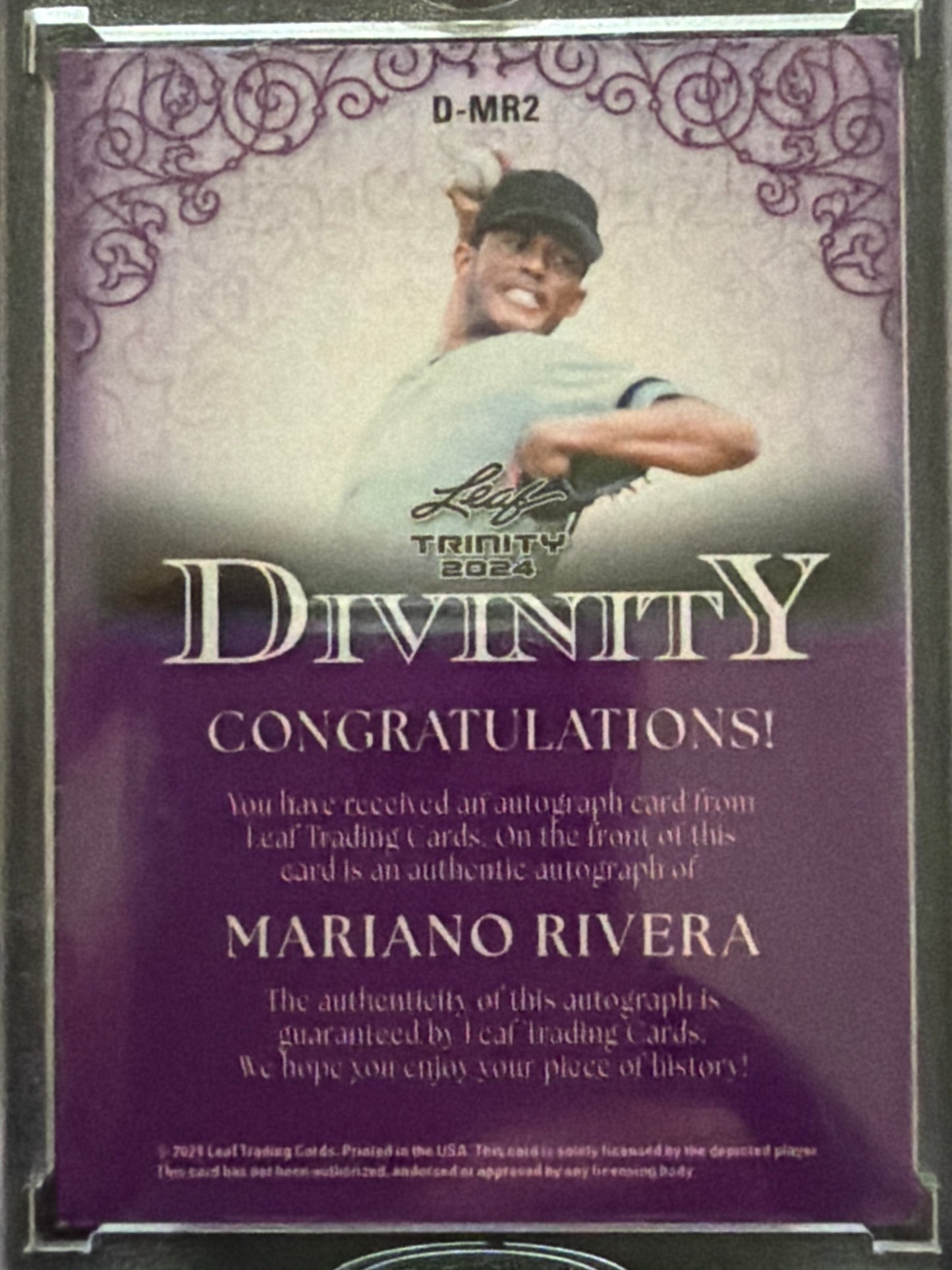 2024 Leaf Trinity Divinity Mariano Rivera #D-MR2