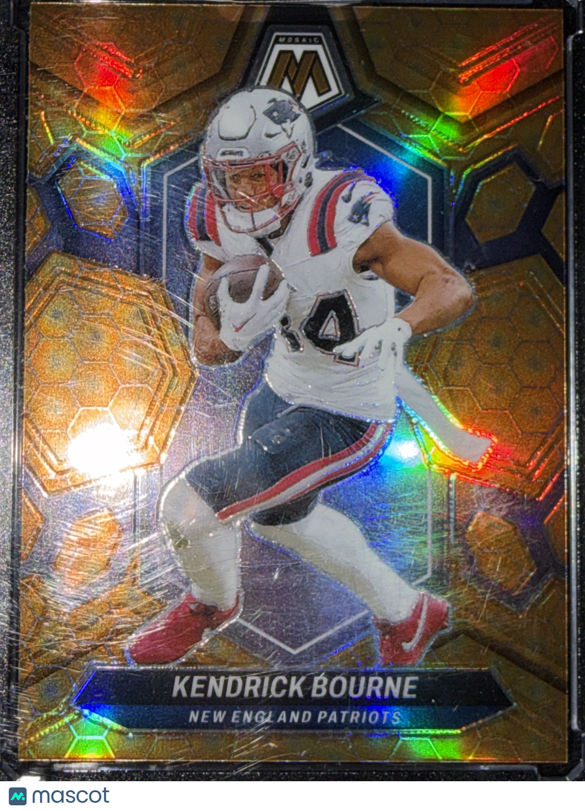 2024 Panini Prizm Mosaic Kendrick Bourne #150 Orange