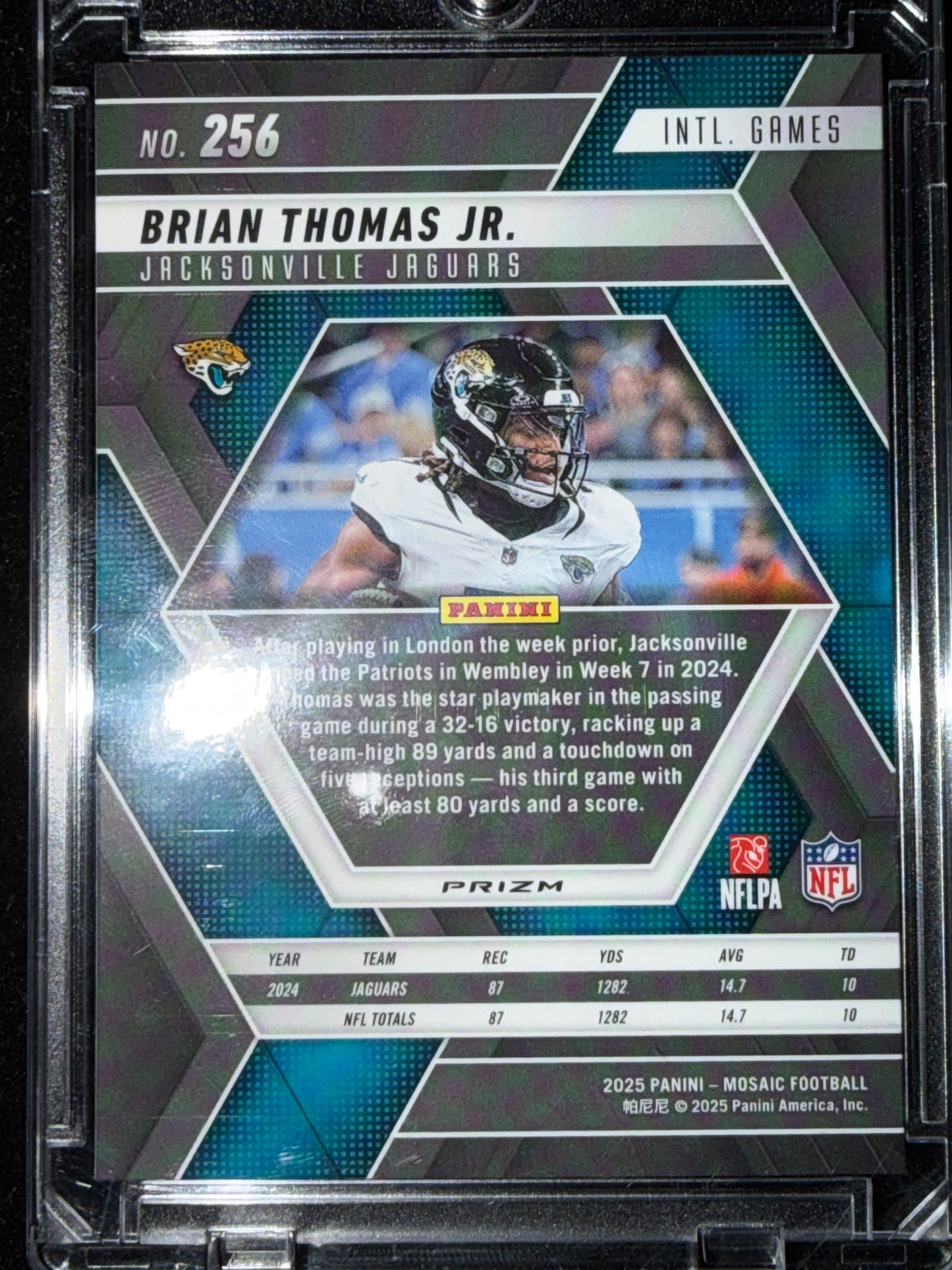 2025 Panini Mosaic Football Brian Thomas Jr. #256