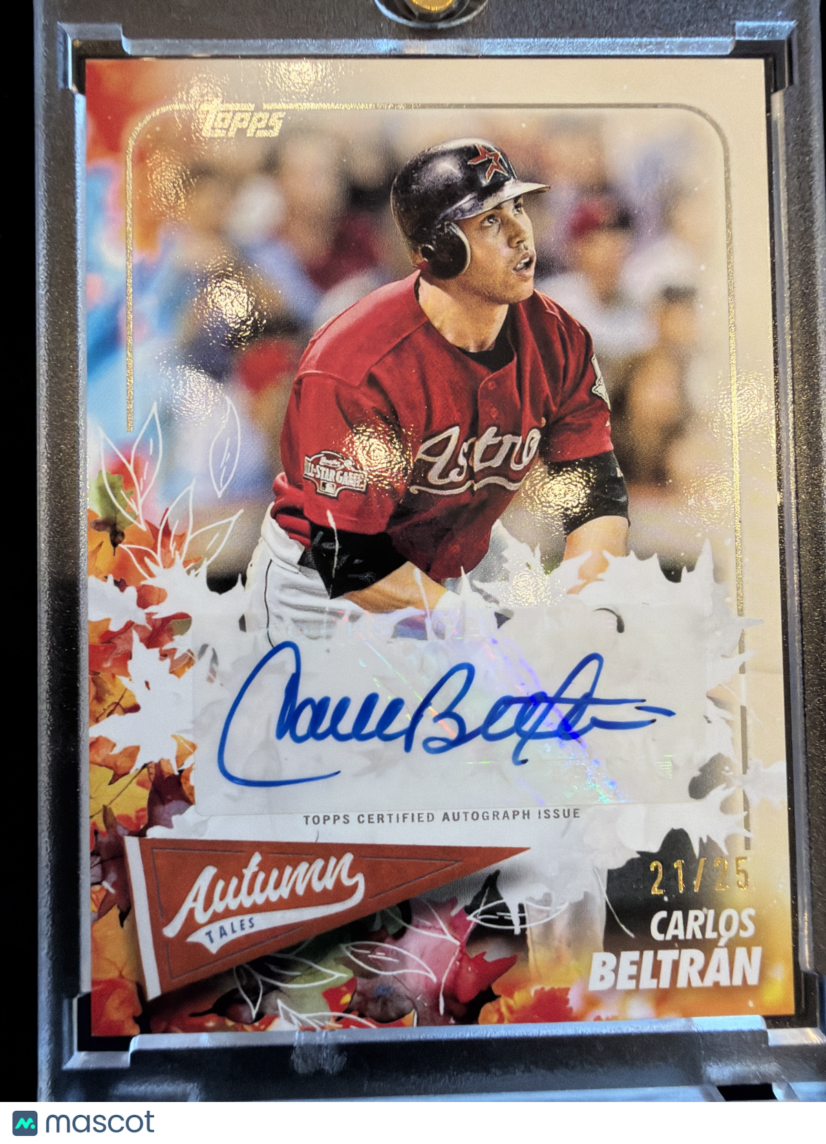 2024 Topps Baseball Update Series Autumn Tales Carlos Beltrán #ATA-CBE /25