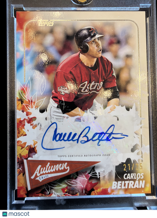 2024 Topps Baseball Update Series Autumn Tales Carlos Beltrán #ATA-CBE /25