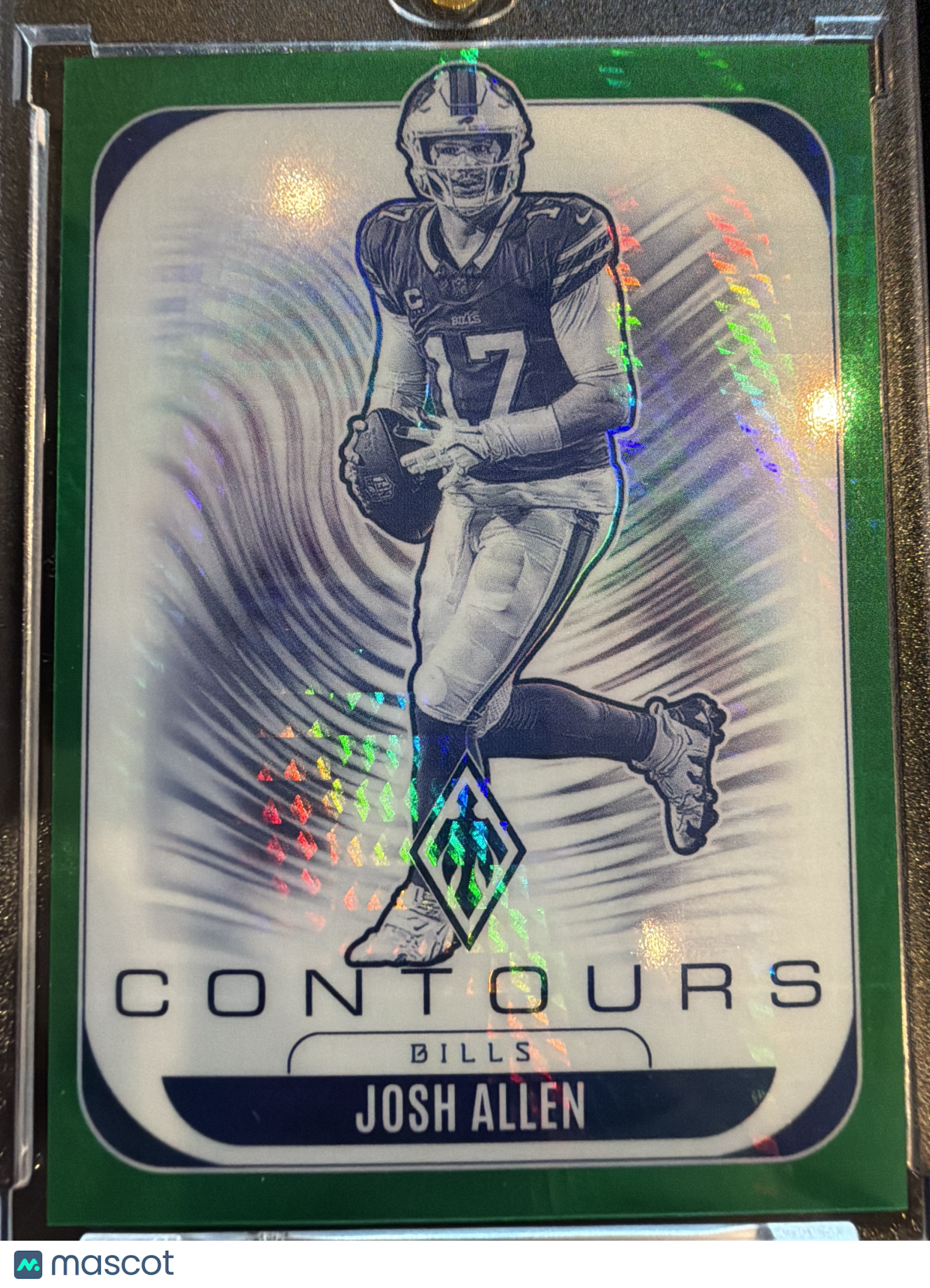 2025 Panini Phoenix Contours Josh Allen #4 Green /99