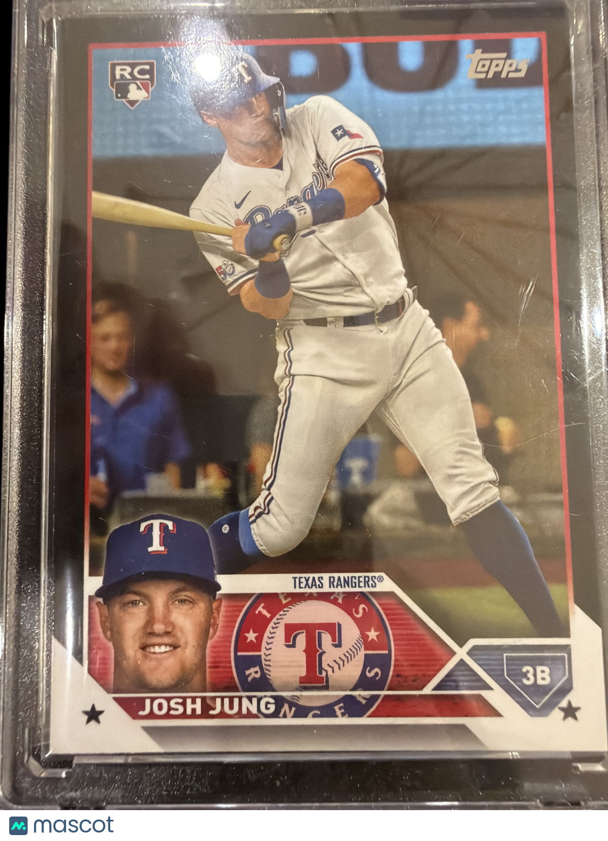 2023 Topps Series 2 Josh Jung #529 Black Border /72 RC