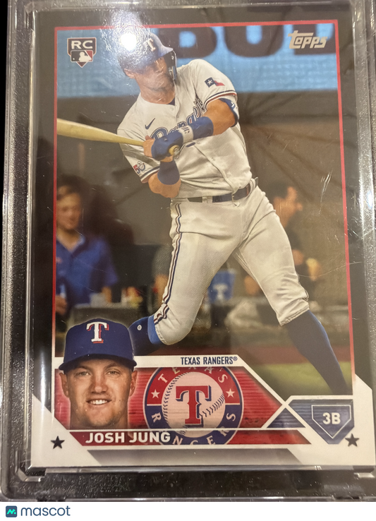 2023 Topps Series 2 Josh Jung #529 Black Border /72 RC
