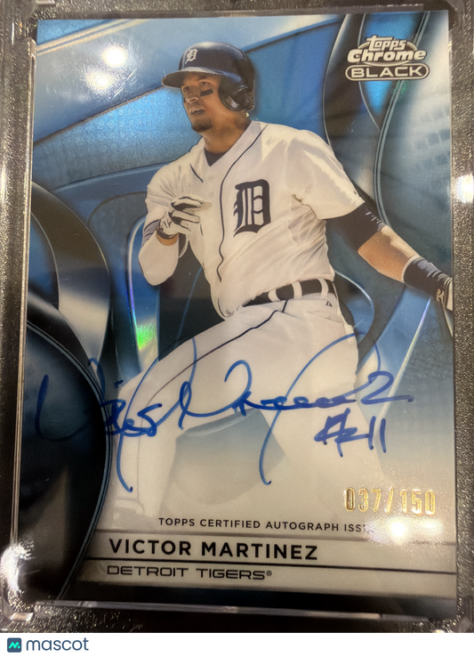 2025 Topps Chrome Black Victor Martinez #CBA-VM