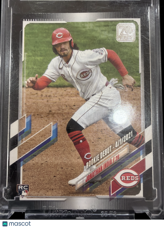 2021 Topps Update Series Jonathan India #US145 Black /70 RC