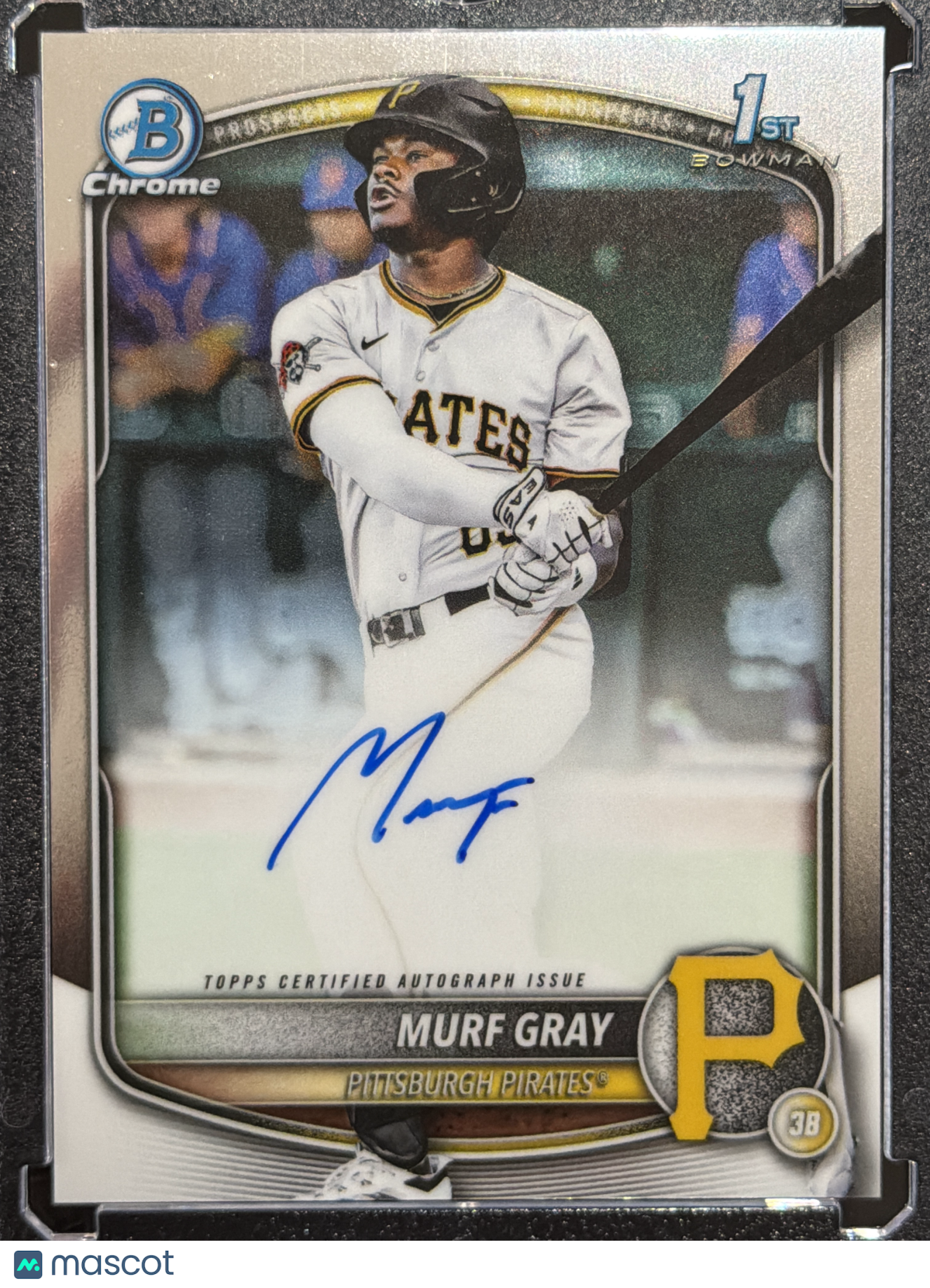 2025 Topps Bowman Chrome Murf Gray #CPA-MG 1st Bowman