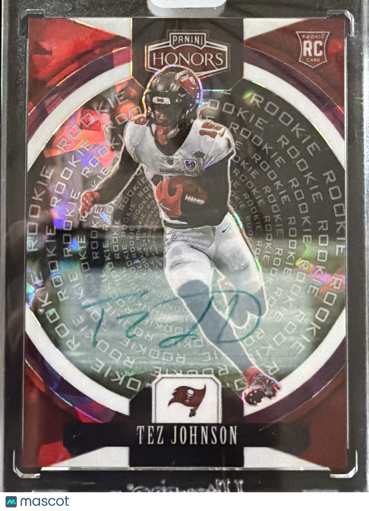 2026 Panini Honors Prizm Tez Johnson #61 Red /25 RC