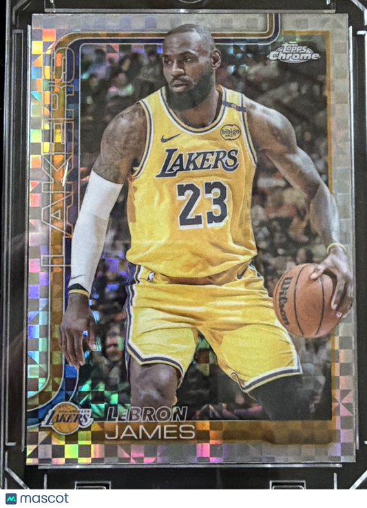 2025 Topps Chrome LeBron James #127 X-Fractor