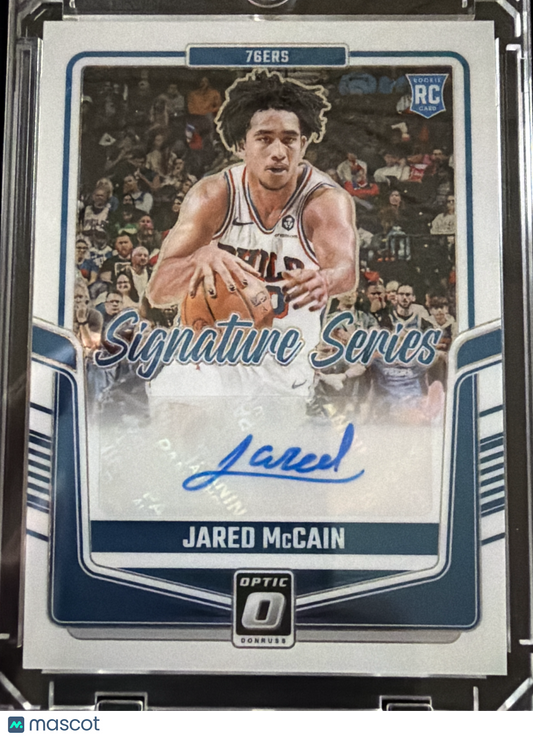2025 Panini Donruss Optic Signature Series Jared McCain #SS-MCC RC