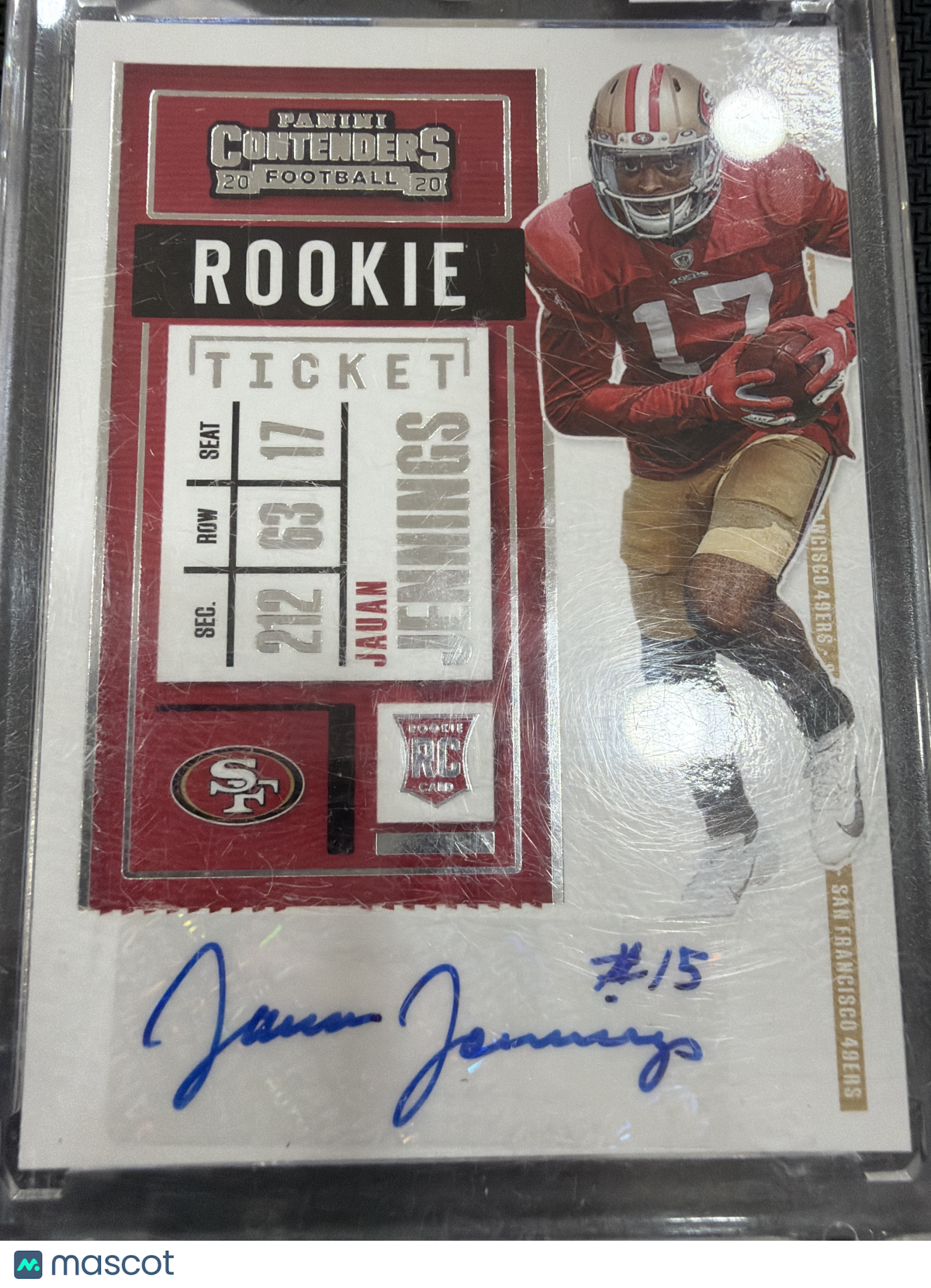 2020 Panini Contenders Football Jauan Jennings #224 RC