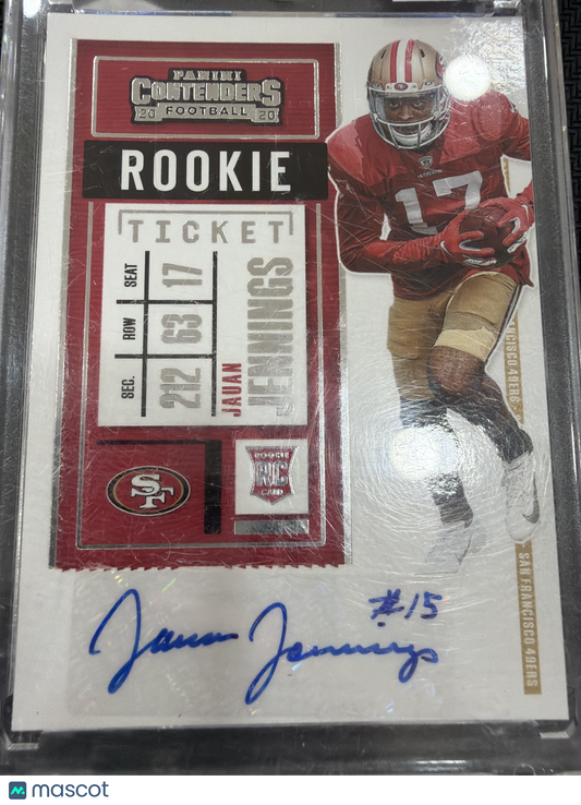 2020 Panini Contenders Football Jauan Jennings #224 RC