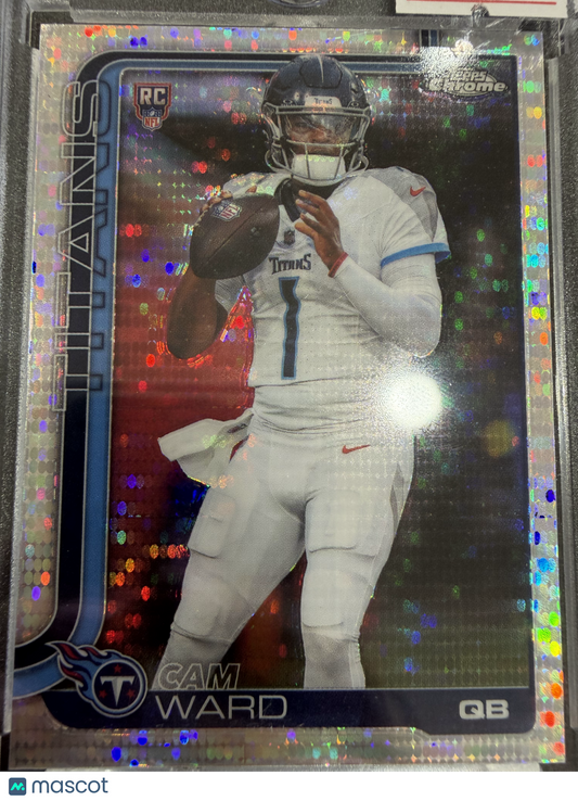 2025 Topps Chrome Cam Ward #314 Speckle Refractor RC