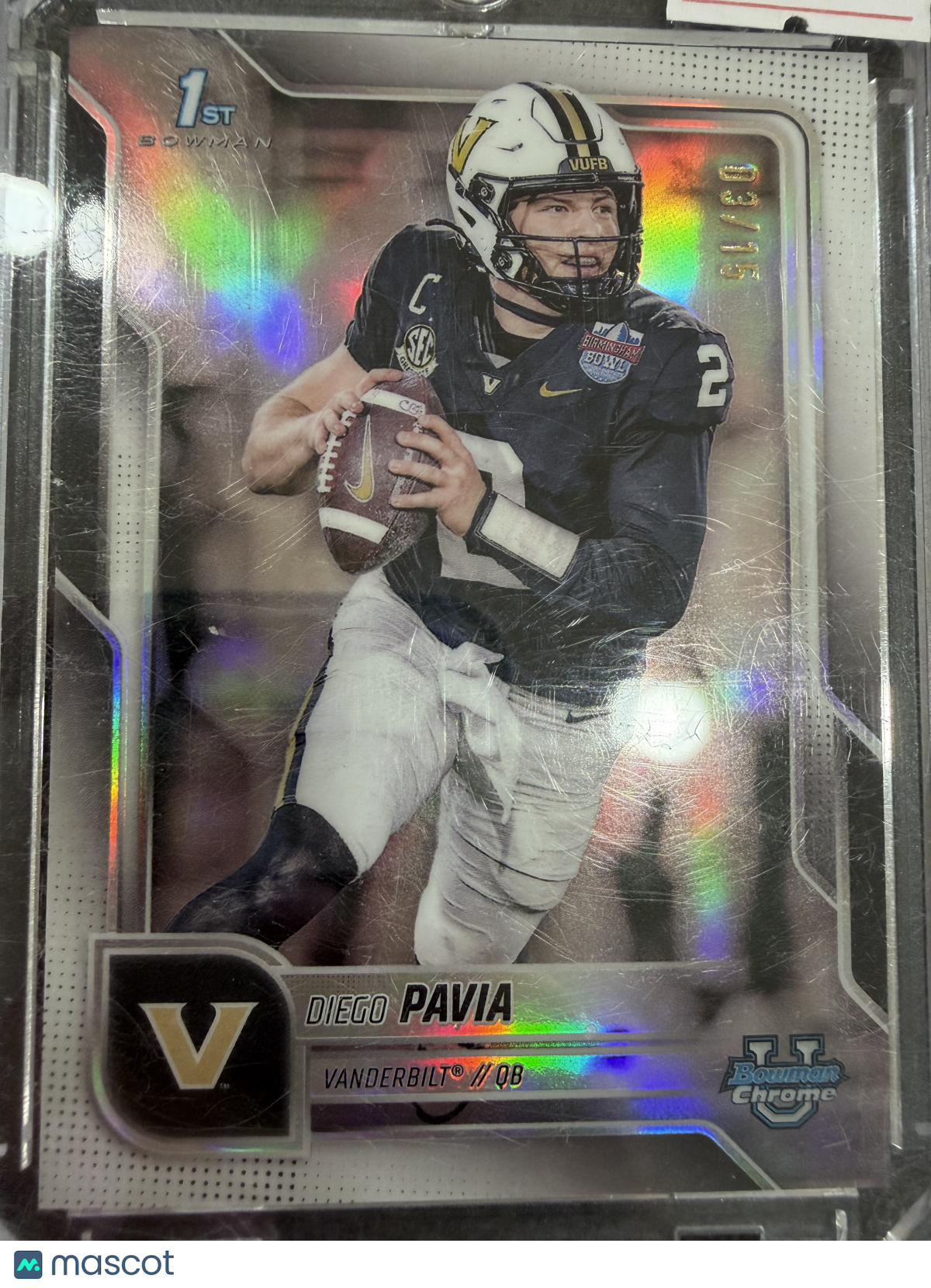 2025 Bowman Chrome Diego Pavia #190 Refractor