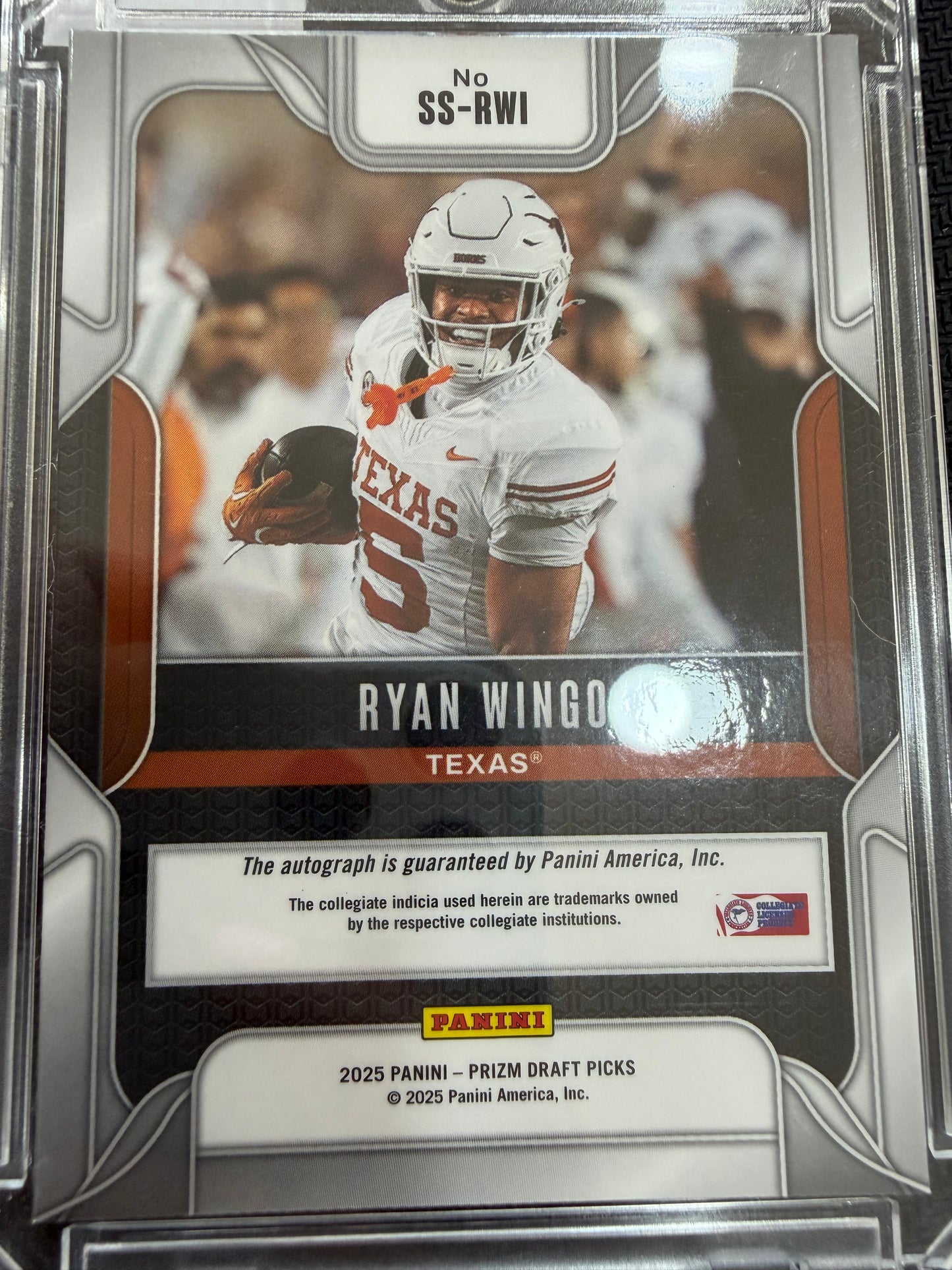 2025 Panini Prizm Draft Picks Sensational Signatures Ryan Wingo #SS-RWI