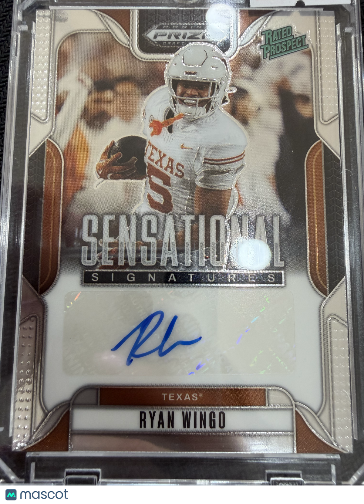 2025 Panini Prizm Draft Picks Sensational Signatures Ryan Wingo #SS-RWI
