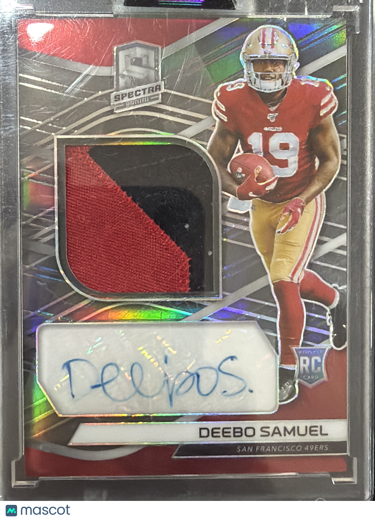 2019 Panini Spectra Prizm Deebo Samuel #217 /99 Patch RC