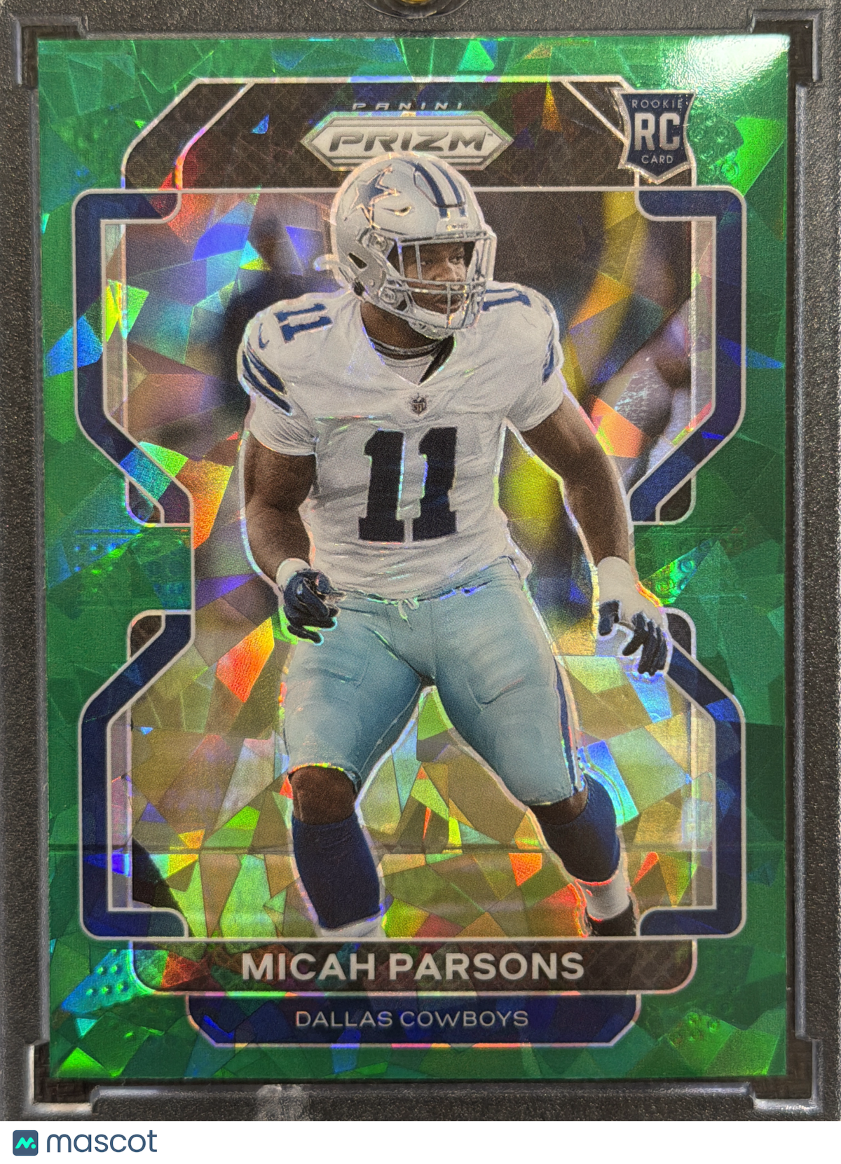 2021 Panini Prizm Micah Parsons #382 Green Ice RC
