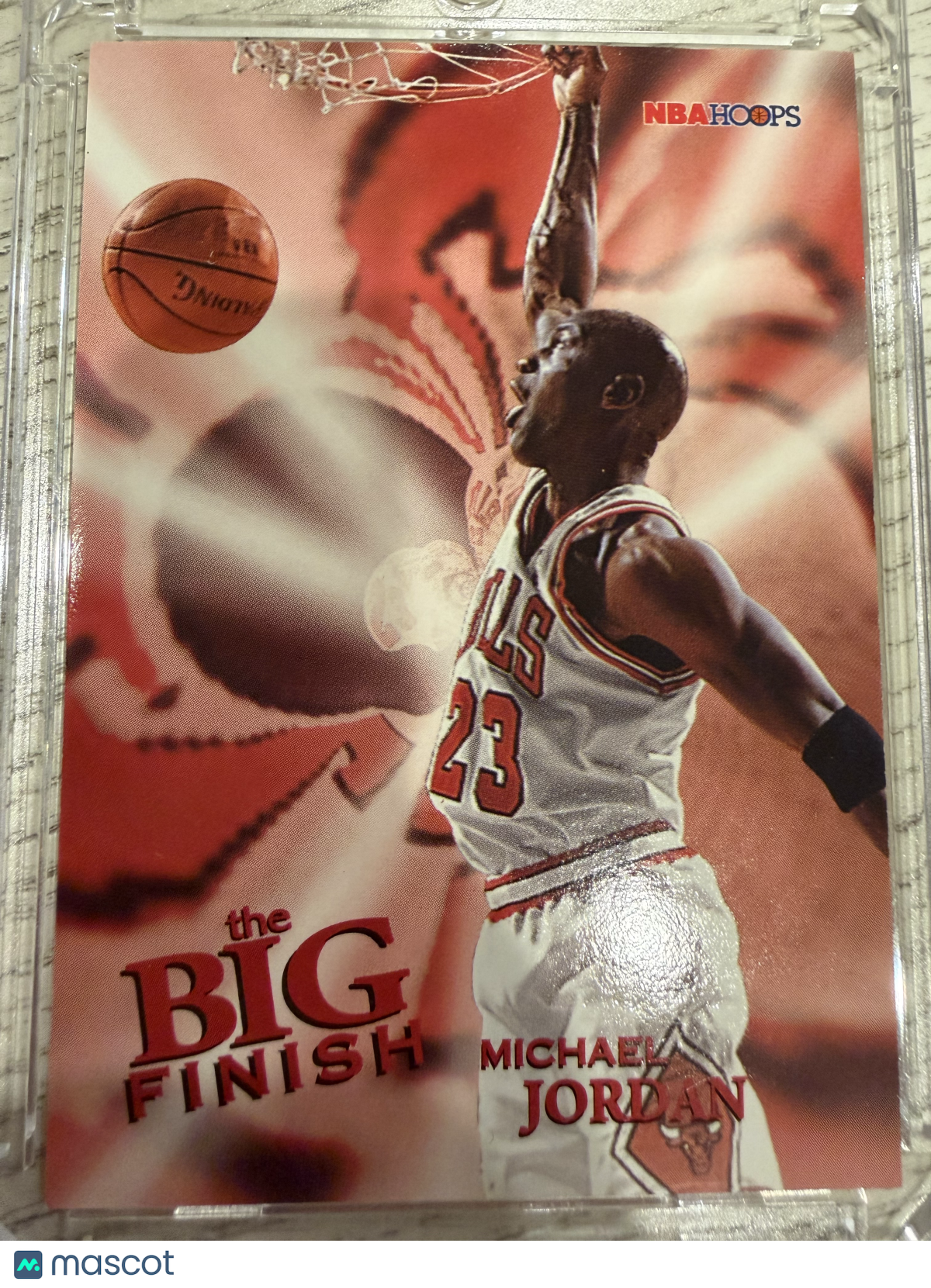 1996 NBA Hoops SkyBox The Big Finish Michael Jordan #176