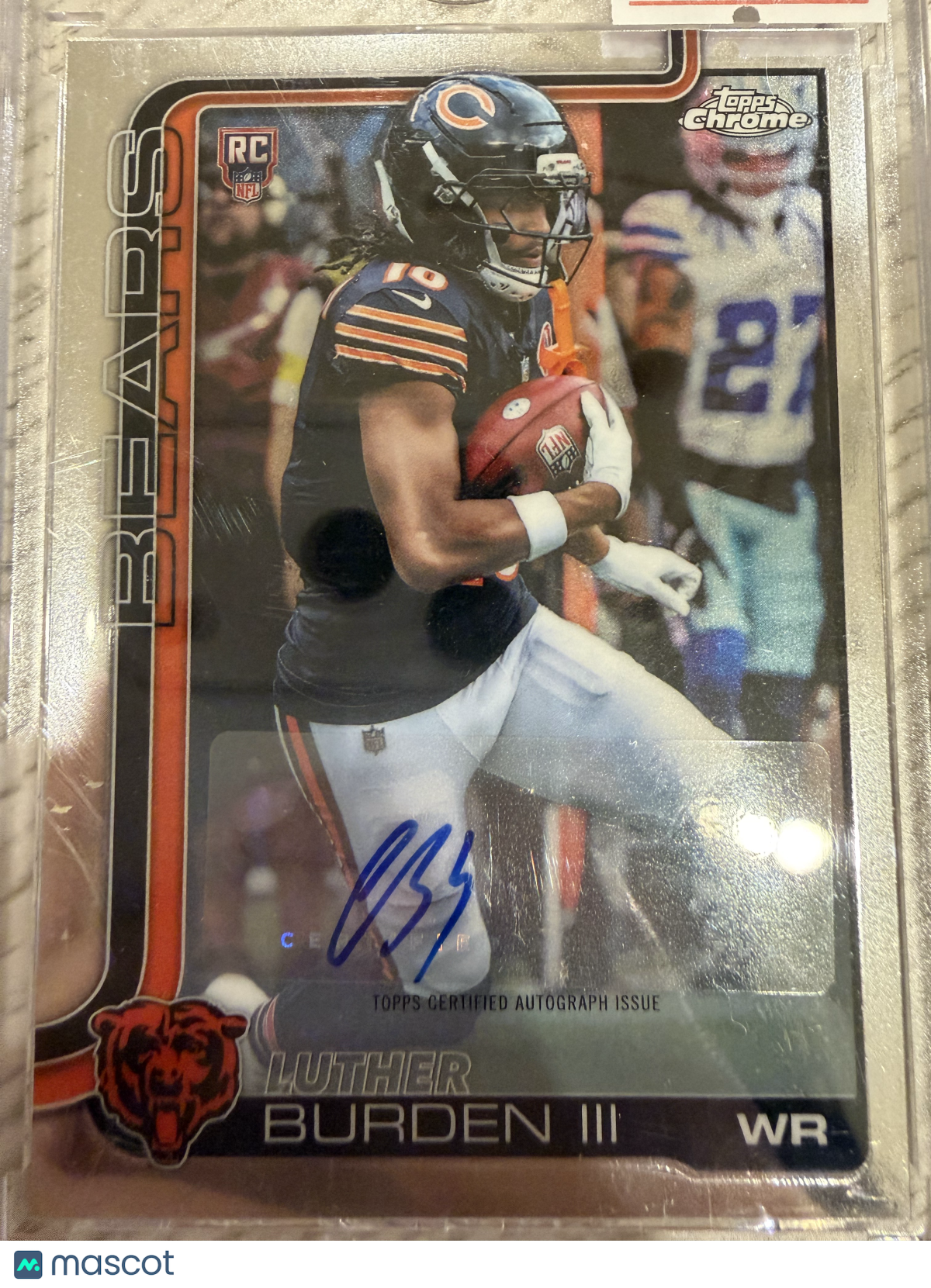 2025 Topps Chrome Luther Burden III #RA-LB Rookies Autograph Variation RC
