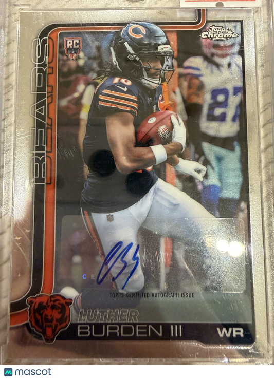 2025 Topps Chrome Luther Burden III #RA-LB Rookies Autograph Variation RC