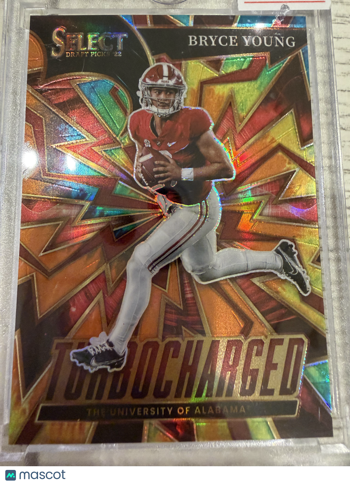 2022 Panini Select Draft Picks Prizm Turbocharged Bryce Young #TBY /25