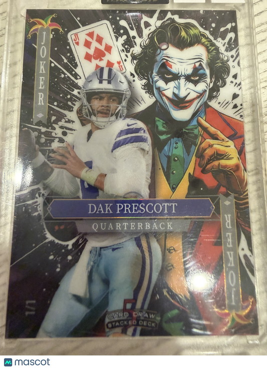 2025 Wild Card 5 Card Draw Stacked Deck Joker Dak Prescott #SDJW-DPNr03 /1
