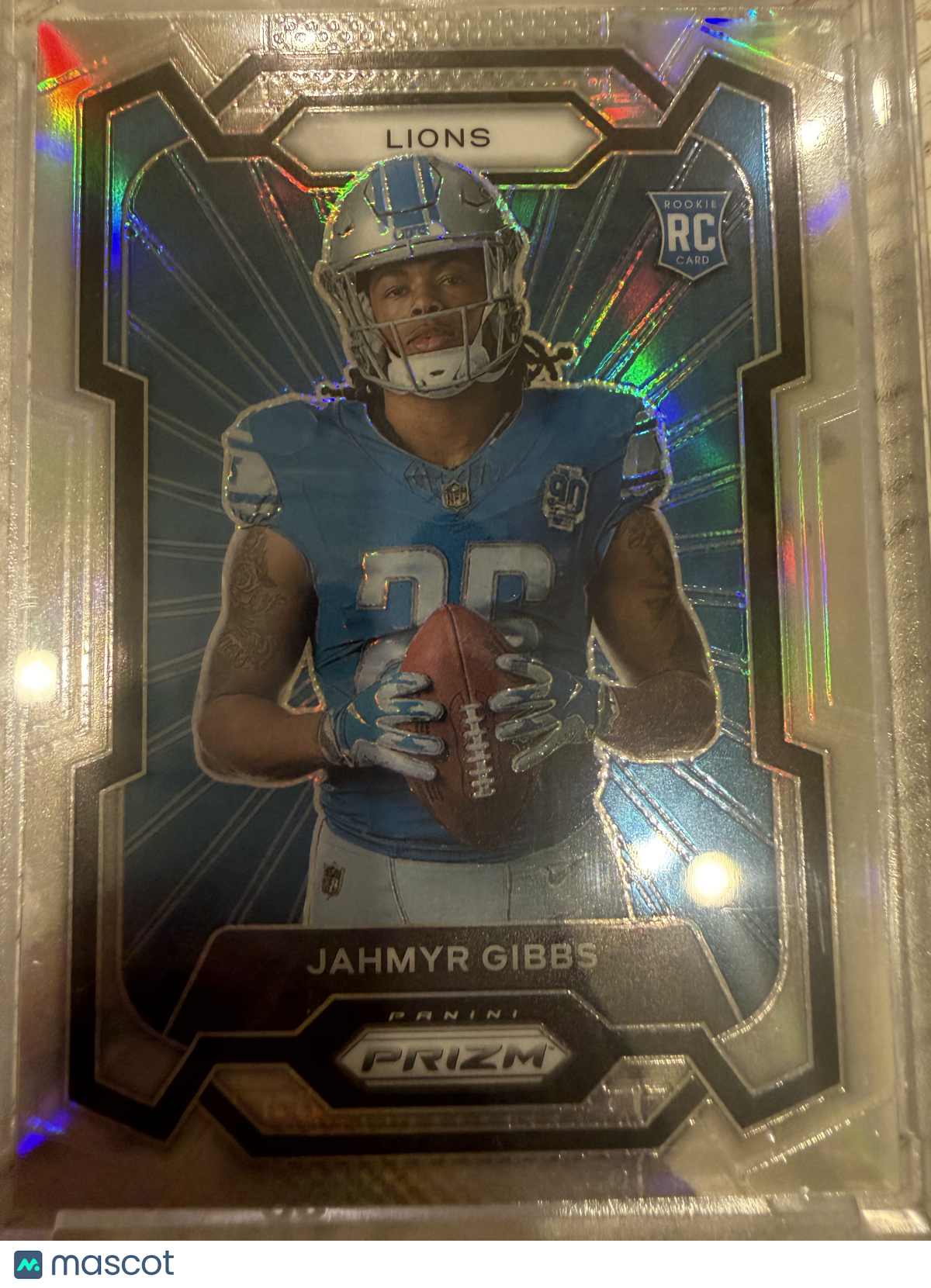 2023 Panini Prizm Jahmyr Gibbs #313 Silver RC