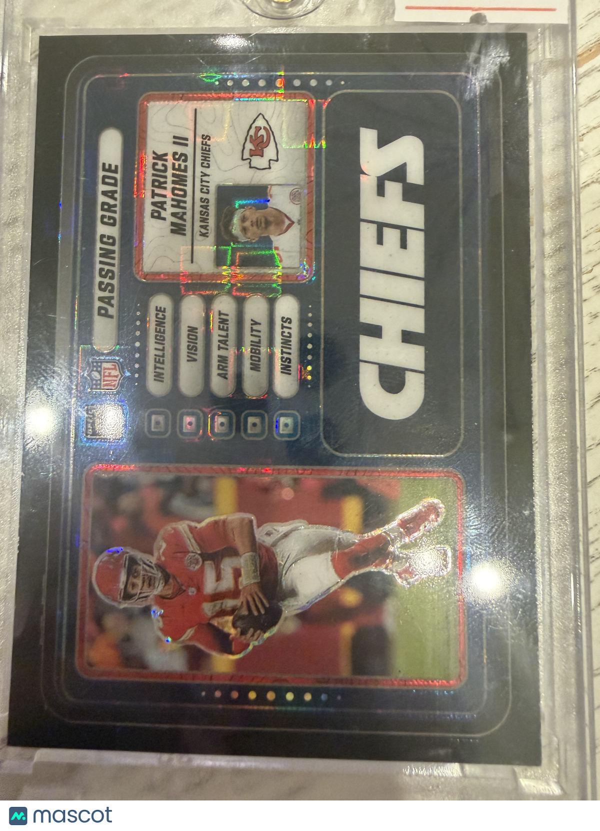 2025 Panini Donruss Optic Prizm Passing Grade Patrick Mahomes II #5 /149