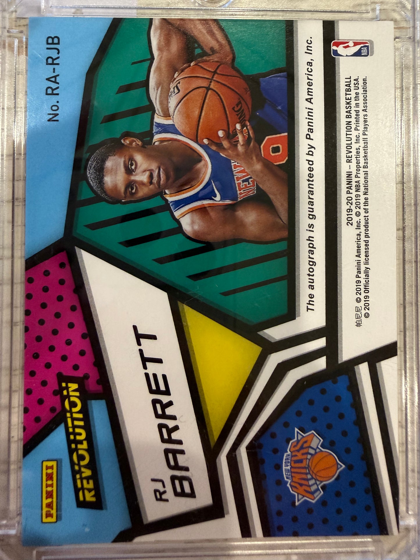2019 Panini Revolution RJ Barrett #RA-RJB Sunburst