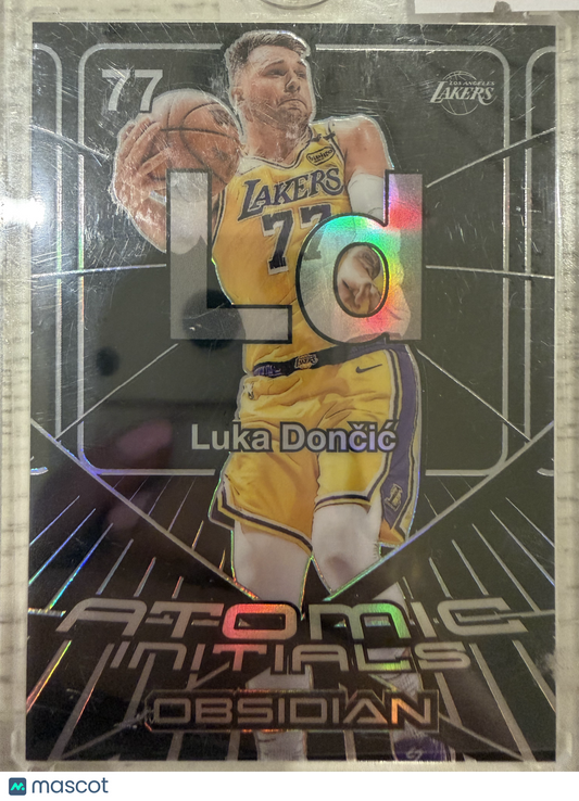 2025 Panini Obsidian Atomic Initials Luka Dončić #7 /125