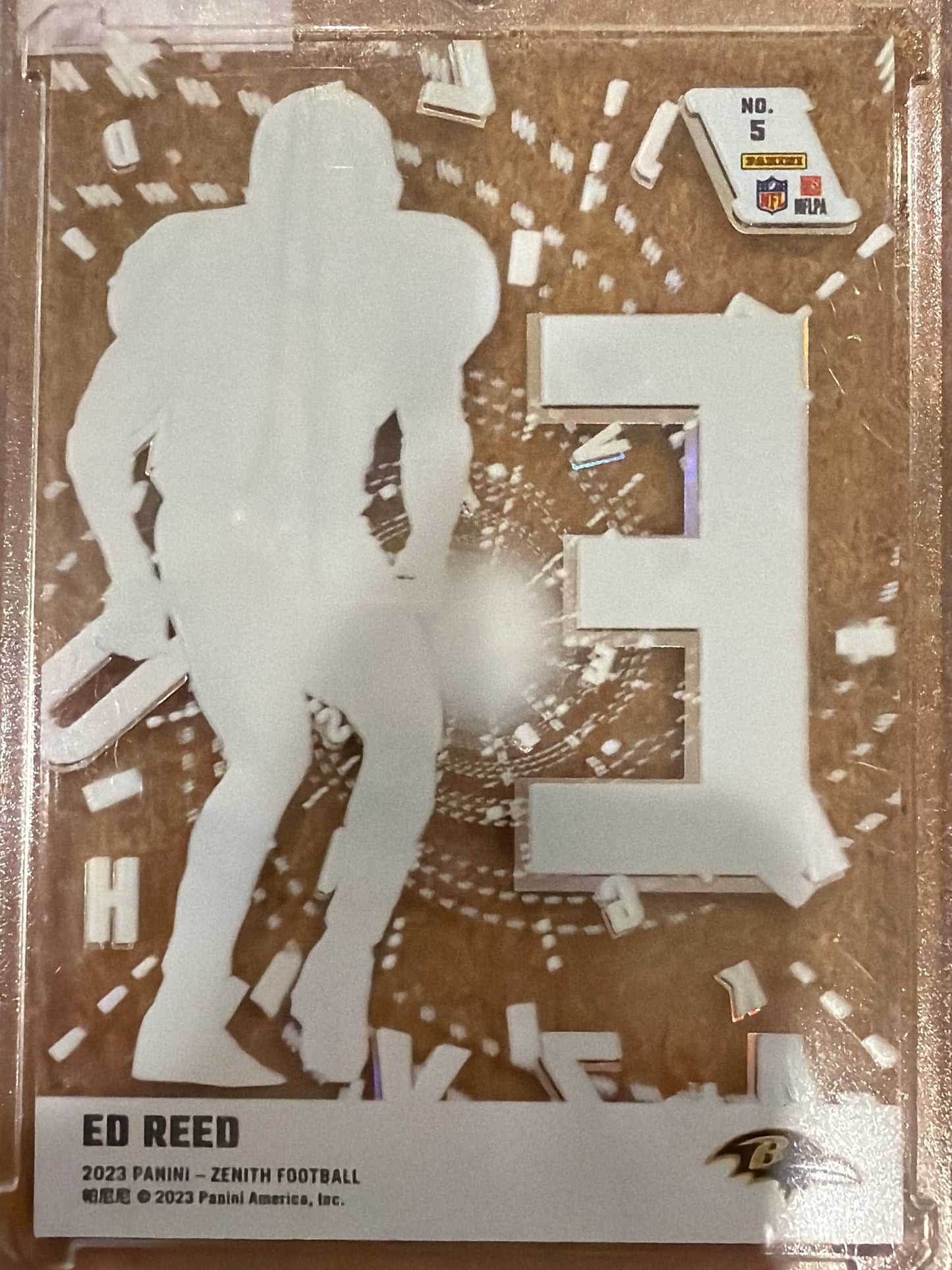 2023 Panini Zenith Football A to Z Ed Reed #5