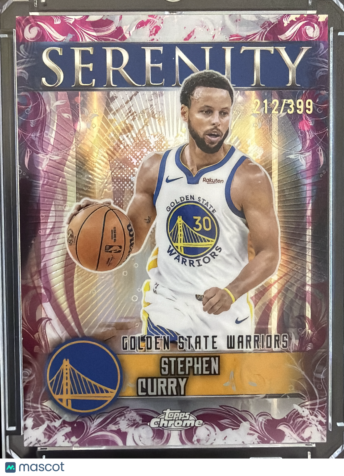 2025 Topps Chrome Serenity Stephen Curry #SY-3 Pink /399