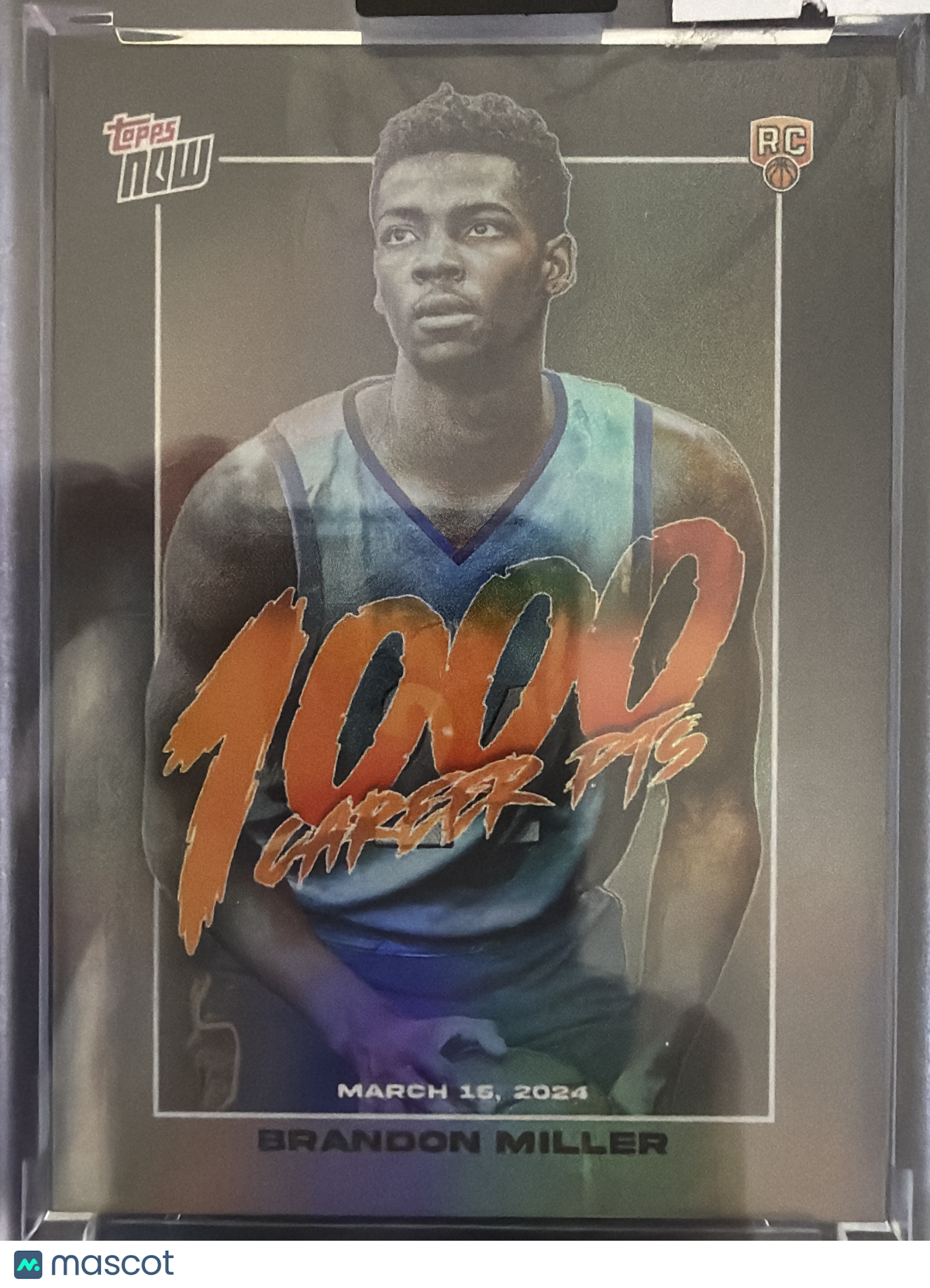 2024 Topps Now Brandon Miller #BM-1 /99 RC