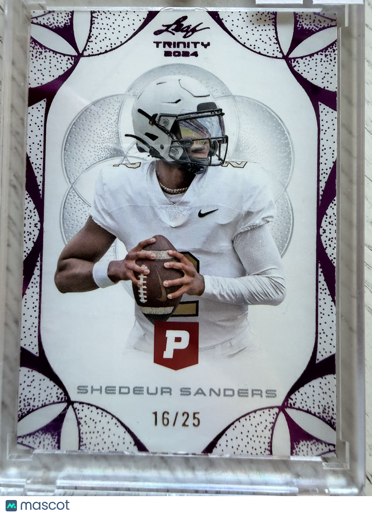 2024 Leaf Trinity Shedeur Sanders #67 /25