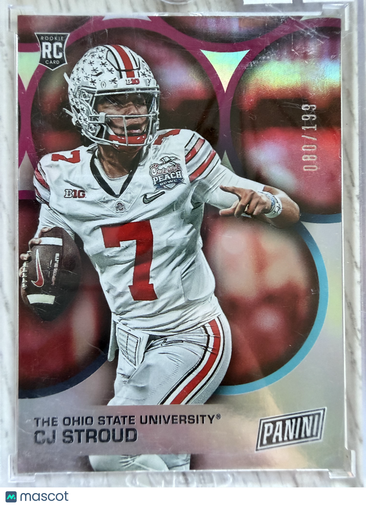 2023 Panini Father's Day CJ Stroud #FB1 Pink /199 RC