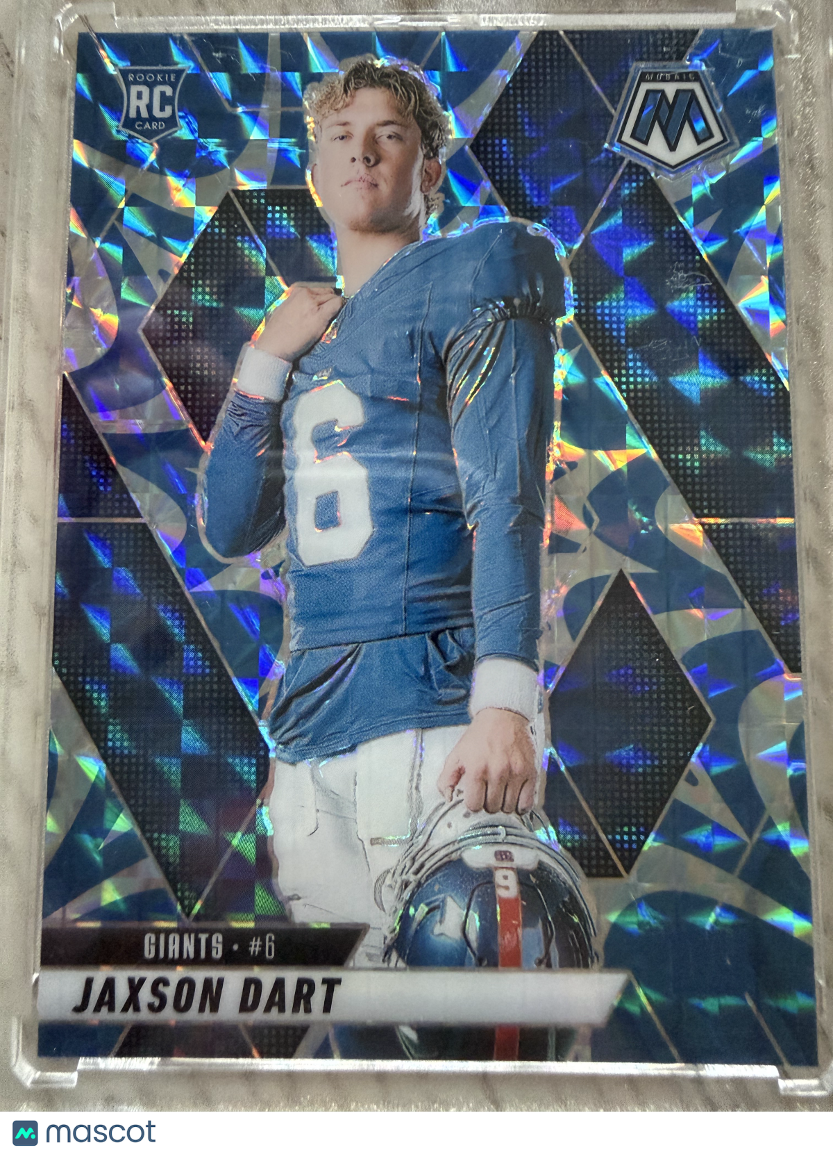 2025 Panini Mosaic Prizm Jaxson Dart #288 Blue RC