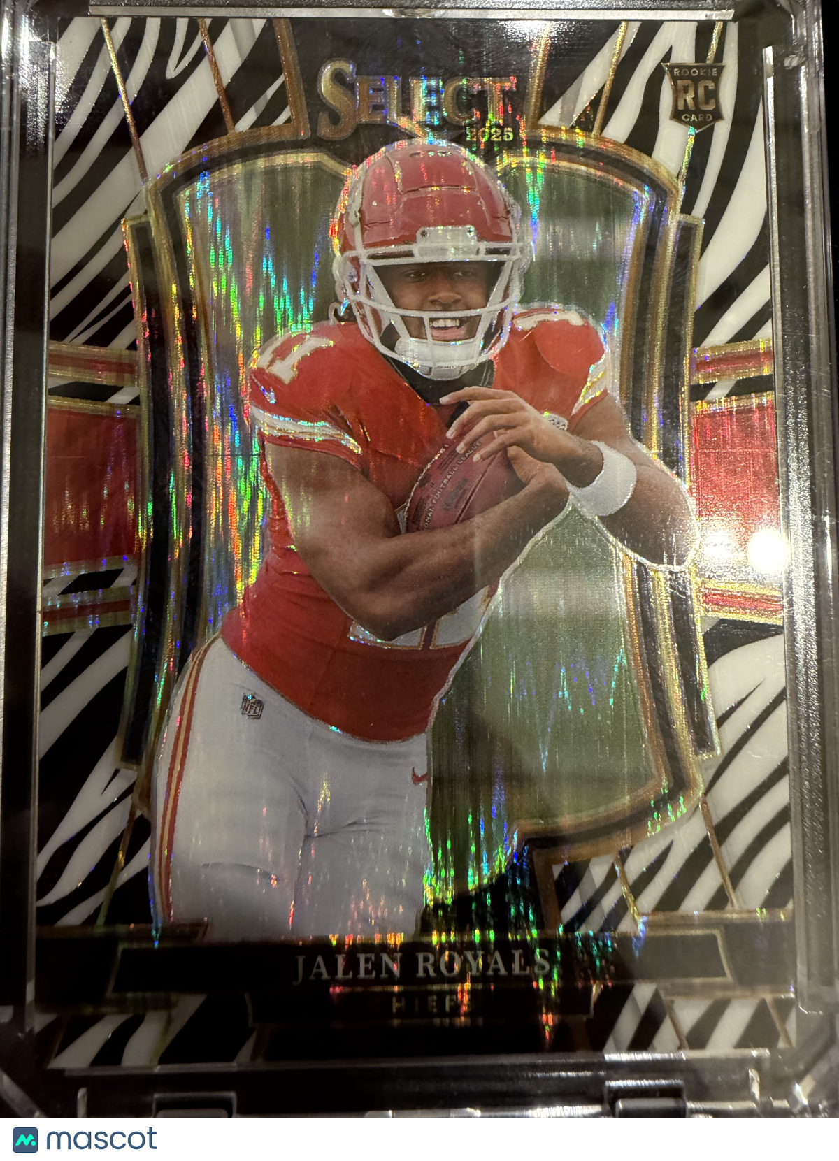 2026 Panini Select Prizm Jalen Royals #108 Zebra RC