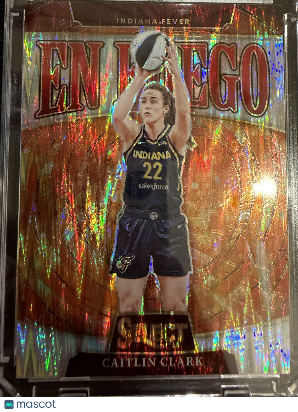 2025 Panini Select Prizm En Fuego Caitlin Clark #6