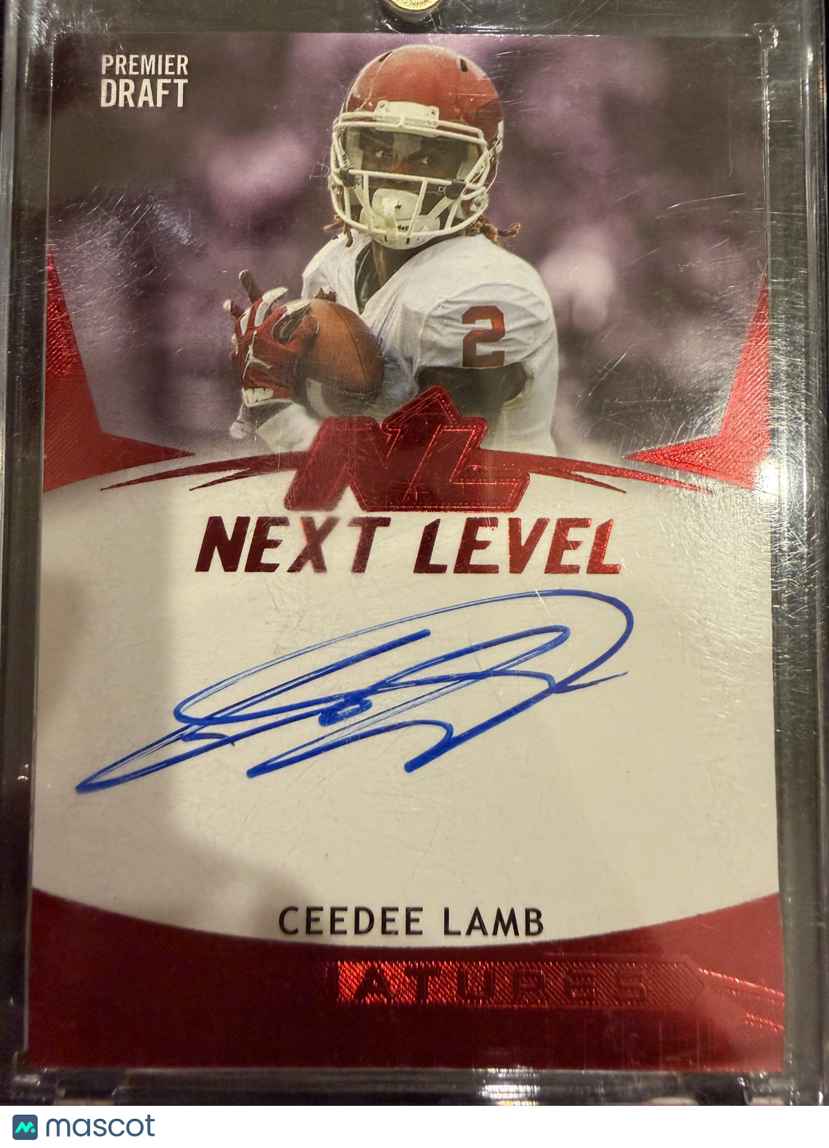 2020 SAGE Next Level Signatures Premier Draft CeeDee Lamb #NL-CDL