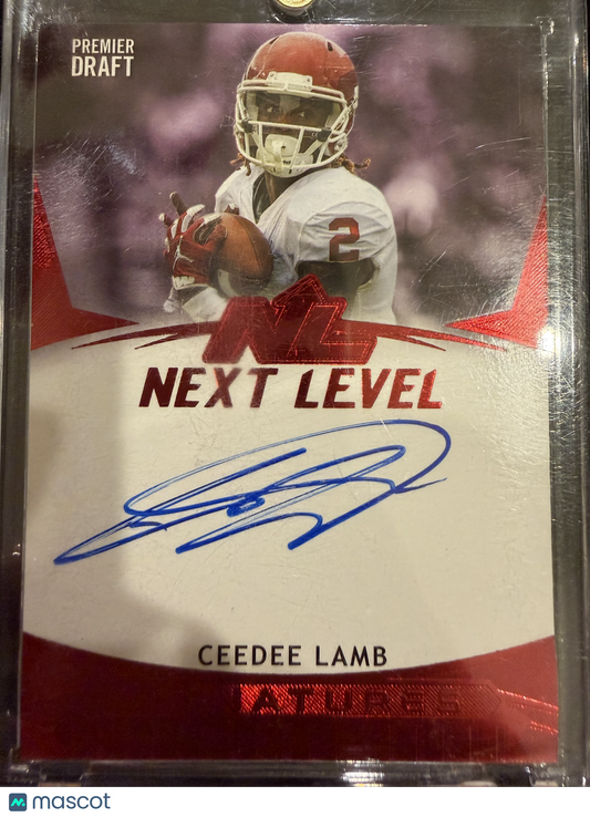 2020 SAGE Next Level Signatures Premier Draft CeeDee Lamb #NL-CDL