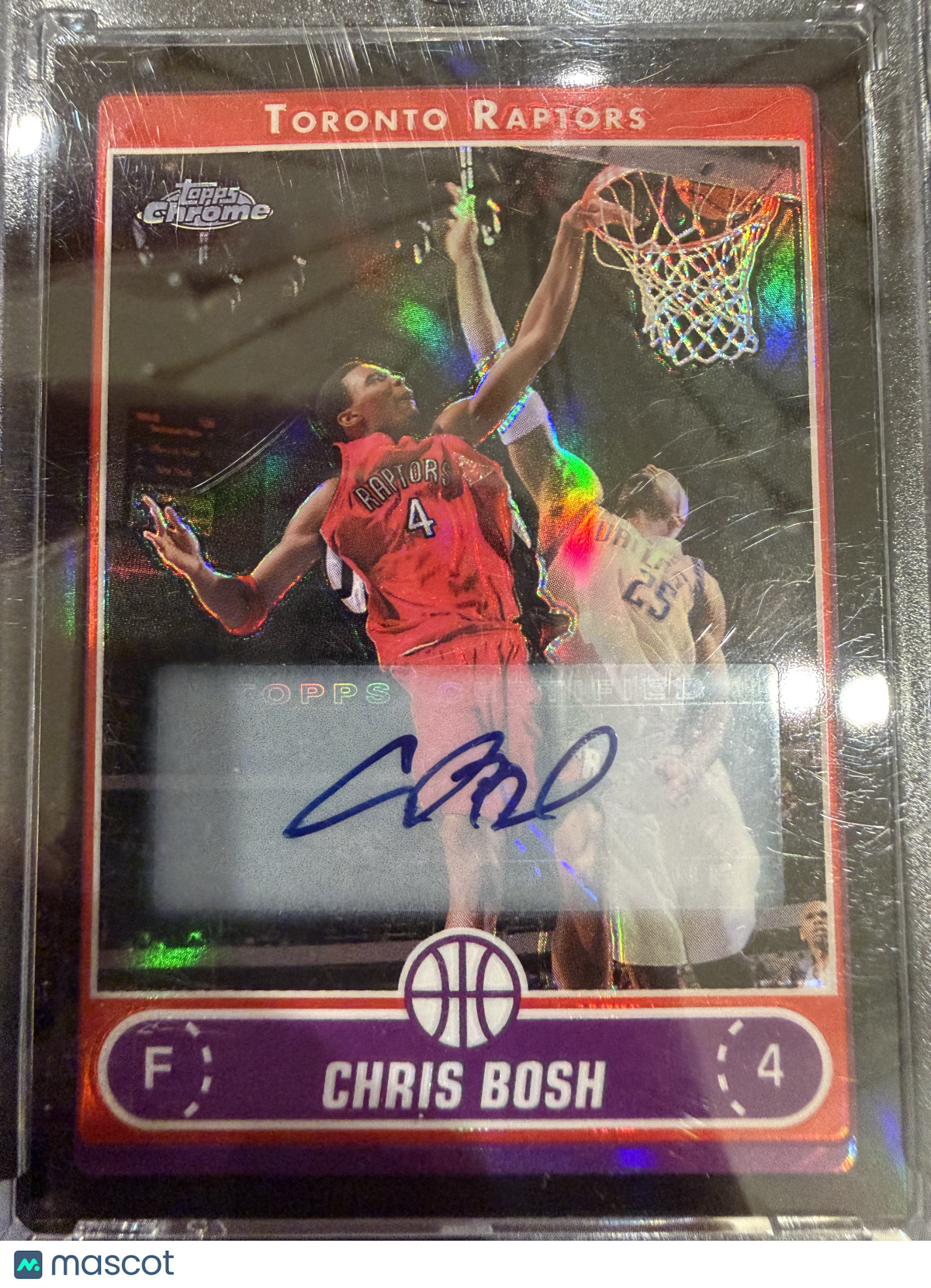 2007 Topps Chrome Chris Bosh #74 Refractor