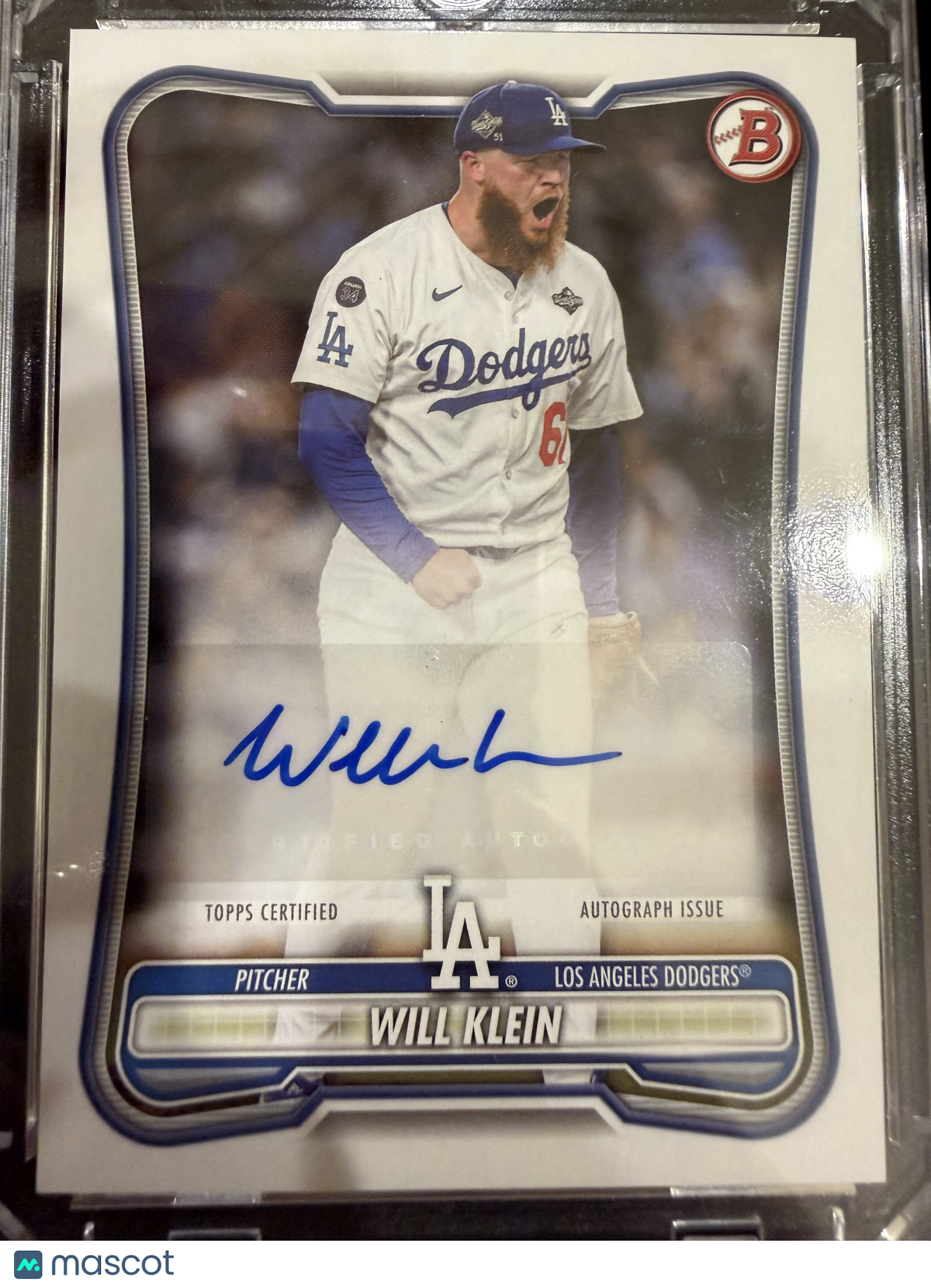 2026 Topps Bowman Chrome Will Klein #PRV-WK